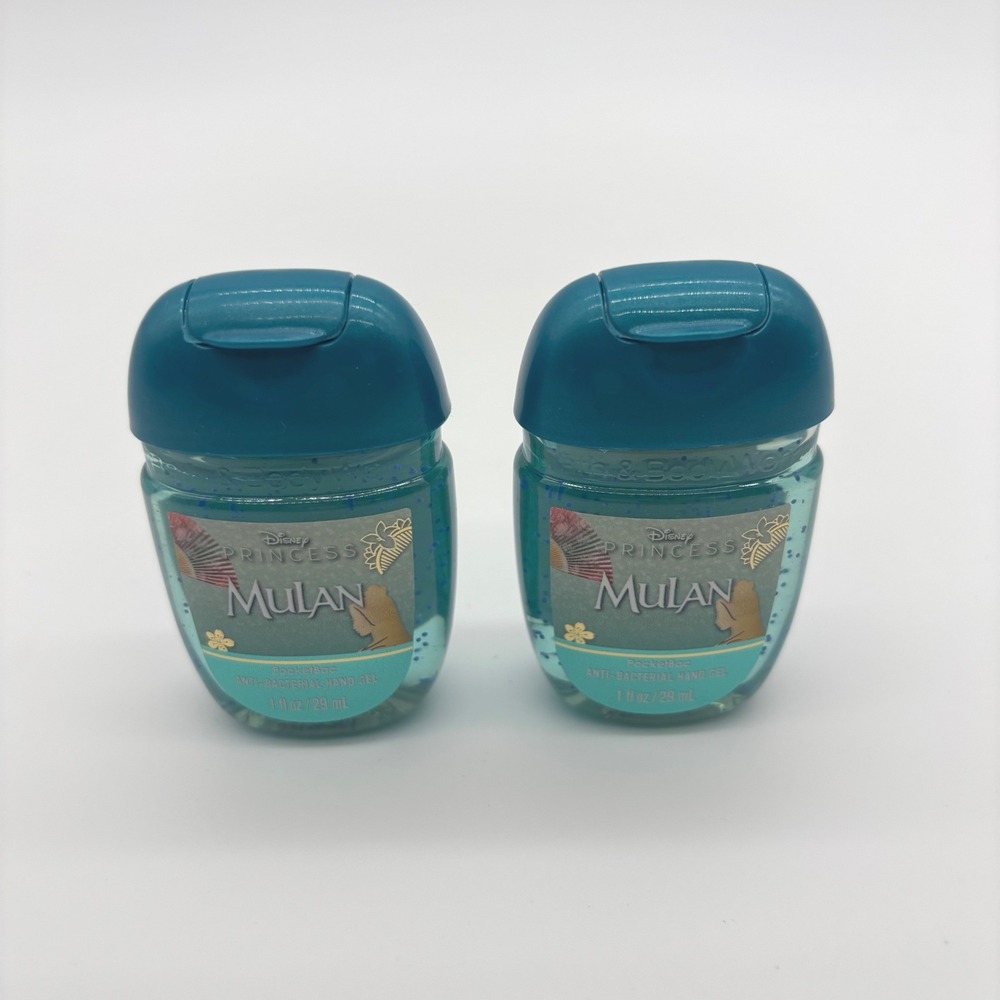 Bath & Body Works Disney Mulan PocketBac Hand Sanitizer 1 fl oz Blue 2pk